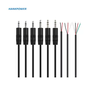 Aanpassen 2.5 3.5 Mm Aux Mono Kabel 3 Pole 4 Pole Man Vrouw 3 Cores 4 Cores Audio Kabel