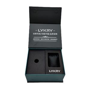 工場カスタム衣類パッキングギフト段ボールマグネットロックマットブラック仕上げ包装ボックスロゴ付き - Product Image 4