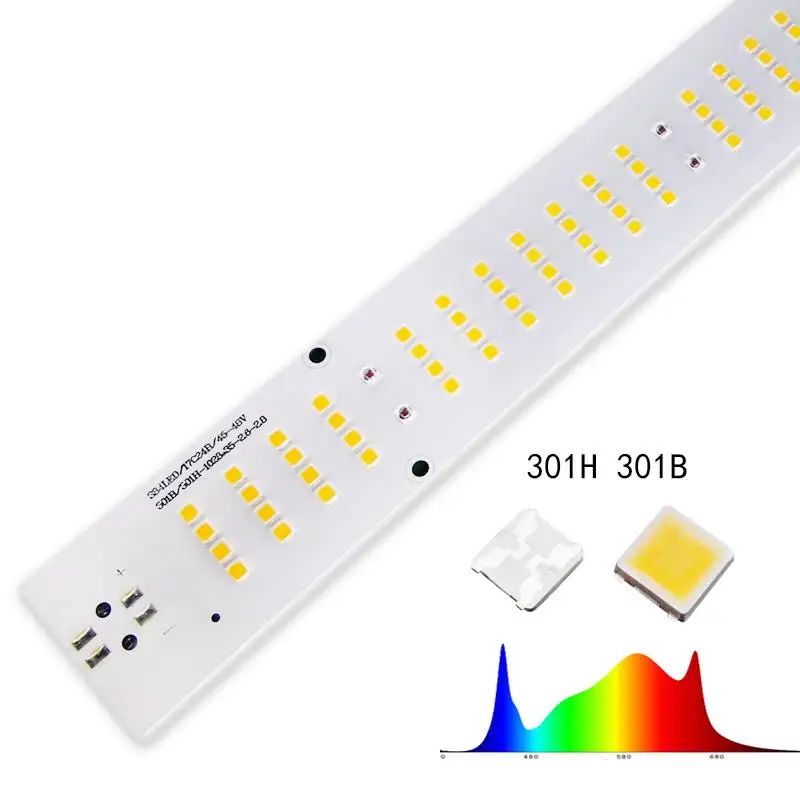 Pcb led para luz de crecimiento de plantas, reemplazo de pcb Samsung 301b 2022 w pcb ppf 100-2,4, adecuado para plantas medicinales, venta al por mayor de fábrica 2,6