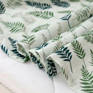 Couverture en mousseline de coton de bambou personnalisable 120*110CM, couverture d'emmaillotage pour nouveau-né, couverture d'emmaillotage portable, couverture de lit pour bébé, OEM/ODM - Product Image 3