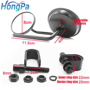 <span class=keywords><strong>Vintage</strong></span> <span class=keywords><strong>Moto</strong></span> <span class=keywords><strong>Rétroviseur</strong></span> <span class=keywords><strong>Moto</strong></span> Miroirs Rétroviseurs Pour Chopper Bobber Café Racer - Product Image 3