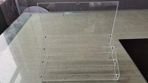 Tùy chỉnh đơn giản truy cập Acrylic trang điểm sản phẩm đồ trang sức lưu trữ bảng chăm sóc da sản phẩm hiển thị đứng - Product Image 2