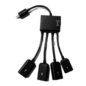 4 in 1 Micro USB Hub OTG Cavo di Alimentazione di Ricarica Adattatore per il <span class=keywords><strong>Telefono</strong></span> Android <span class=keywords><strong>Tablet</strong></span> - Product Image 1