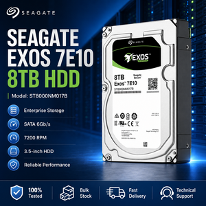 7E10 ST8000NM017B 8TB Enterprise HDD 3.5" SATA 6Gb/s 7200RPM 256MB Cache 512e Hard Drive untuk Server NAS Pusat Data - Product Image 3