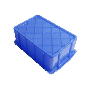 Plastic <b>Small</b> Turnover Box Industrial Blue Stackable Storage <b>Container</b> For Logistics And Warehouse Use - Product Image 2