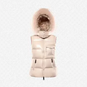 Chaleco cálido personalizado para mujer y niña, nuevo diseño, moda, venta al por mayor, Primavera e invierno, 2023