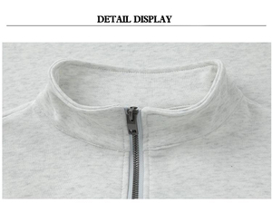 Chaqueta de Invierno al por Mayor, Vintage, para Exteriores, Resistente al Viento, Transpirable, Cálida, de Forro Polar de Doble Cara, Teñida Lisa, con Logotipo Bordado Personalizado, Cierre Completo - Product Image 4