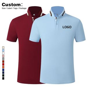 เสื้อโปโลผ้าฝ้ายเปล่าสำหรับงานซับลิเมชั่น เสื้อโปโลสีขาวเรียบๆ สำหรับใส่เล่นกอล์ฟ  รับสกรีนโลโก้ เสื้อโปโลผู้ชายไซส์ใหญ่ แห้งเร็ว - Product Image 1