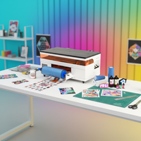 Fabrieksdirect A3 UV DTF multifunctionele digitale printer voor stickerlabels op metaal, acryl, hout, glas, 30cm UV-printer