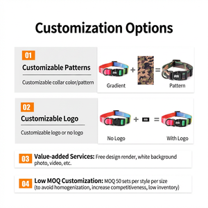 Collier pour chien en PVC imperméable, anti-odeur, facile à nettoyer, personnalisable, en sangle enduite de PVC, résistant à l'eau pour toutes les races. - Product Image 6