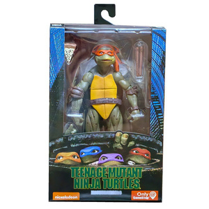 HY NECA Figurine d'action articulée de dessin animé du film de <span class=keywords><strong>1990</strong></span>, figurine d'anime NECA Tortues Ninja pour collection d'enfants - Product Image 4