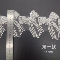 Dentelle de mariée décorative robe pour enfants taille garniture col manchette tous les accessoires dentelle à paillettes perlées