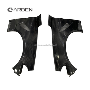 Parachoques Delantero y Guardabarros de Fibra de Carbono Estilo GTAM, Compatibles con <span class=keywords><strong>Alfa</strong></span> Romeo Giulia Quadrifoglio, Kit de Mejora Widebody - Product Image 6