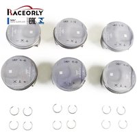 RACEORLY 94610306007 Ensemble de piston moulé avec segments 96 mm pour Porsche Panamera Macan 970 3.0T GTS CTM 2013-2018