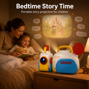 Portable Story <b>Projector</b> Toy LED Bedtime <b>Night</b> <b>Light</b> Children Learning <b>Projector</b> for Room Play - Product Image 5
