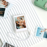 Cadre Photo de 3 pouces, cadre Photo de Table Vertical universel transparent compatible avec Fujifilm instax mini film photo