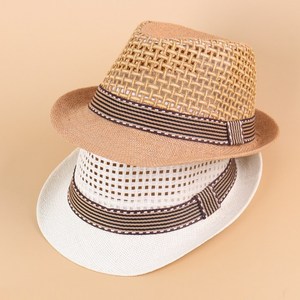 Cappello Fedora Estivo in Paglia per Bambini, Traspirante e Traforato, per Ragazzi, Ideale per Feste all'Aperto e Viaggi - Product Image 2