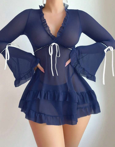 B130 Luxe Lingerie Kant Bh Set Sexy Pyjama Meisjes Sexy Pyjama Ondergoed Vrouwen Sexy Ondergoed - Product Image 3