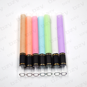 מדבקת לוגו בהתאמה אישית 109 מ\\\"מ 98 מ\\\"מ 84 מ\\\"מ קלאסי חום זכוכית צבעונית לא מולבנת פיה לעישון קונוסים מוכנים מראש וגלגולים טיפים פרימיום - Product Image 5