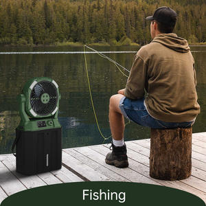 Ventilador <span class=keywords><strong>de</strong></span> <span class=keywords><strong>Mochila</strong></span> con Nebulización, 6L y 16000mAh, Aire Fresco Portátil para Senderismo, Ciclismo, Trabajos al Aire Libre - Product Image 1