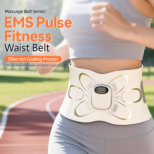 Cinturón de Masaje Eléctrico Recargable de Cuerpo Completo, Masajeador Abdominal con Calor y Vibración para Adelgazar Cintura y Espalda - Product Image 2