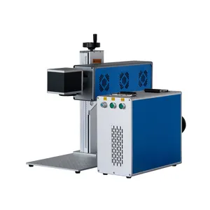 Industrie Hoge Precisie Werkgereedschap Draagbare 30W 40W 50W Co2 Fractionele Laser Gravure Machine Voor Lederen Stof