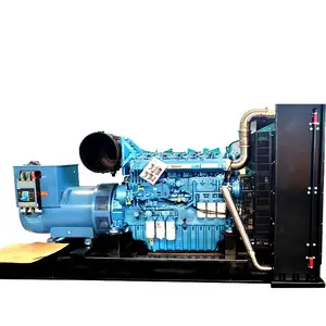 550KW Diesel Generator Set Weichai Powerful Power Large-scale Emergency Equipment Power Supply Self Starting Control System