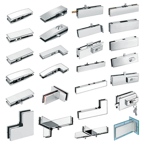 Зажим для стеклянной двери, нержавеющая сталь - Product Image 1