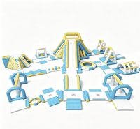 Parque Acuático Inflable GRATIS FUN BOUNCE, Material de PVC, Tamaño Personalizado, TUV, para Exteriores