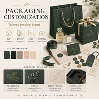 Boîte d'emballage en carton rigide personnalisée avec logo en feuille d'or, fermeture magnétique à rabat, insert en mousse, emballage en papier, coffret cadeau avec poche