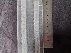 Fita de cortina em forma de cobra, faixa de nylon transparente com linha de posicionamento, faixa de 7,5 cm