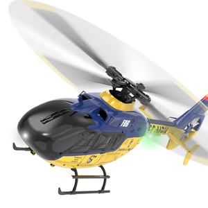 Hélicoptère RC F06 EC135 2.4G 6CH RTF à entraînement direct, double moteur brushless, fonction 3D à une touche, sans flybar, modèle réduit 1:36, jouet - Product Image 4