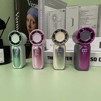 Ventilateur portable turbo ultra-rapide à 100 vitesses réglables, 3000 mAh, affichage numérique, conception sans pales