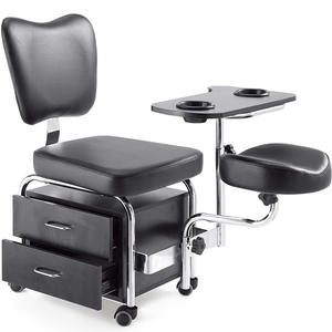 Schwarz/Weiß Pediküre Stuhl Nagel tisch Maniküre Stuhl Mit Beweglichem Hocker - Product Image 6