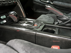 Anillo Decorativo para Portavasos de Fibra de Carbono para Nissan GT-R R35 2008-2016 - Product Image 2
