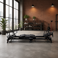 Machine de Pilates Reformer en alliage d'aluminium de précision pour équipement de fitness professionnel de qualité studio avec glisse fluide