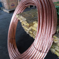 Approvisionnement direct usine, forte réduction de prix, fil torsadé en acier cuivré 19*2.14mm, brin CCS, conductivité 40%