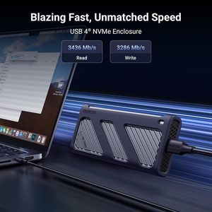 Carcasa UGREEN M.2 NVMe SSD, Velocidad Inigualable de 40 Gbps, Carcasa NVMe Plug and Play, Compatible con UASP y TRIM, Carcasa M.2 con USB4 - Product Image 2