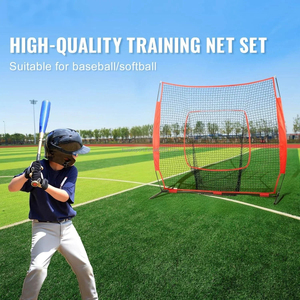 Chất lượng cao 7 'x 7' bóng chày & bóng mềm bày và batting Net ổn định bóng chày thực hành net với gói - Product Image 3