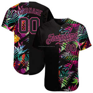 Camiseta de Béisbol y Sóftbol para Hombre, Ropa Deportiva Transpirable, Impresión Digital Personalizada, 100% Poliéster, Antibacteriana, Secado Rápido - Product Image 5