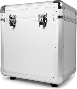 Estuche <span class=keywords><strong>para</strong></span> Discos - Juego <span class=keywords><strong>de</strong></span> 2 - <span class=keywords><strong>para</strong></span> Almacenamiento <span class=keywords><strong>de</strong></span> Discos <span class=keywords><strong>de</strong></span> Vinilo, Estuche <span class=keywords><strong>para</strong></span> Vinilos, hasta 150 Discos, Caja <span class=keywords><strong>para</strong></span> Discos Resistente y Profesional - Product Image 5