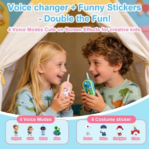 วิทยุสื่อสารแบบวิดีโอ 2 ชิ้น สำหรับเด็ก ของเล่นแคมป์ปิ้ง อุปกรณ์สายลับ เกมกลางแจ้งสำหรับครอบครัว เล่นซ่อนหา - Product Image 3