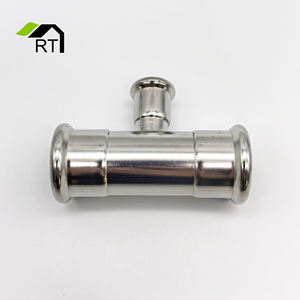 Oem מותאם אישית ss304 ss316l נירוסטה לחץ m פרופיל הפחתת הצנרת טי טי טי הולם - Product Image 5