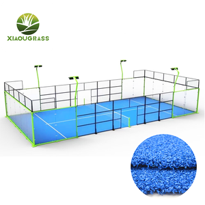 XIAOU Varios colores paranomic profesional Padel <span class=keywords><strong>cancha</strong></span> de <span class=keywords><strong>tenis</strong></span> Hierba con instalaciones completas - Product Image 2