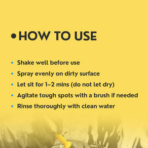 OEM 자동차 외부 세정제 스프레이 프라이빗 라벨 다목적 얼룩 제거제 신선한 라임 향, HDC 헤비 듀티 클리너 자동차 세정제 - Product Image 4