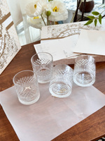 Ensemble de carafe à whisky européenne avec bouchon en verre et verres, carafe à vin gravée