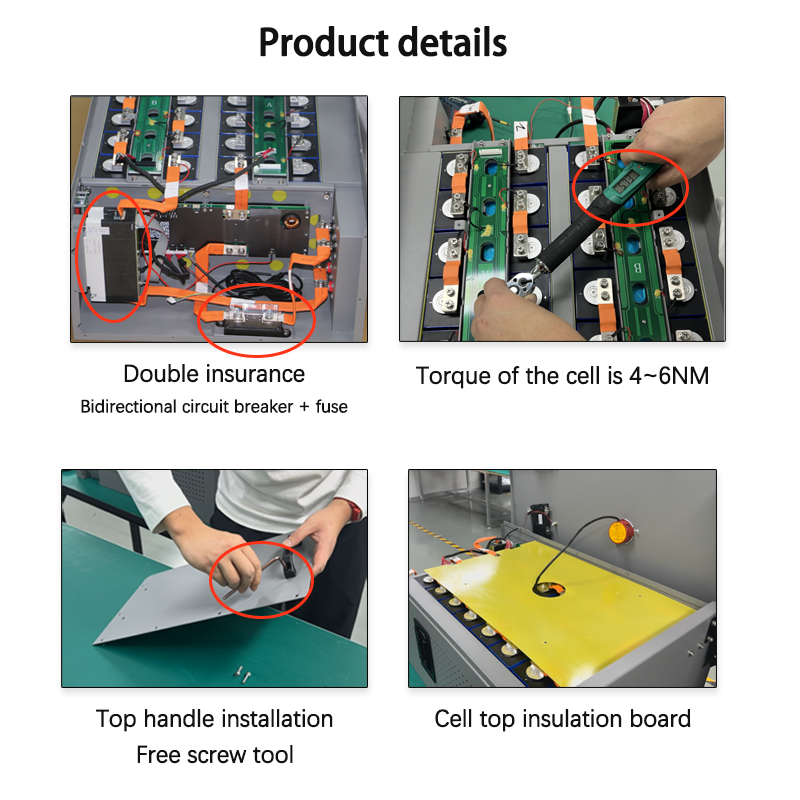 YIXIANG JK 200A BMS Vertical DIY Kit 16S 48V 280Ah LiFePO4 Battery Box ...
