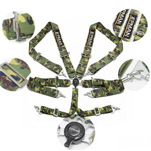 Arnés de Seguridad de Carreras Universal ADDCO EPMAN Jdm de 3 Pulgadas y <span class=keywords><strong>6</strong></span> <span class=keywords><strong>Puntos</strong></span>, Correas de Nailon, Estilo de Bloqueo de Leva, Cinturón de Seguridad EPM-07CAM6 - Product Image 4