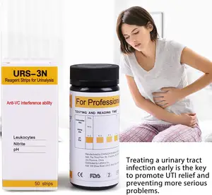 UTI Test Strips Urinary Tract Infection Home Test Strips. UTI Detection Kit