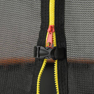 <span class=keywords><strong>Trampoline</strong></span> familial rond d'intérieur pour enfants avec surface antidérapante et filet de protection - Jouet de fitness pour bébé - Product Image 3